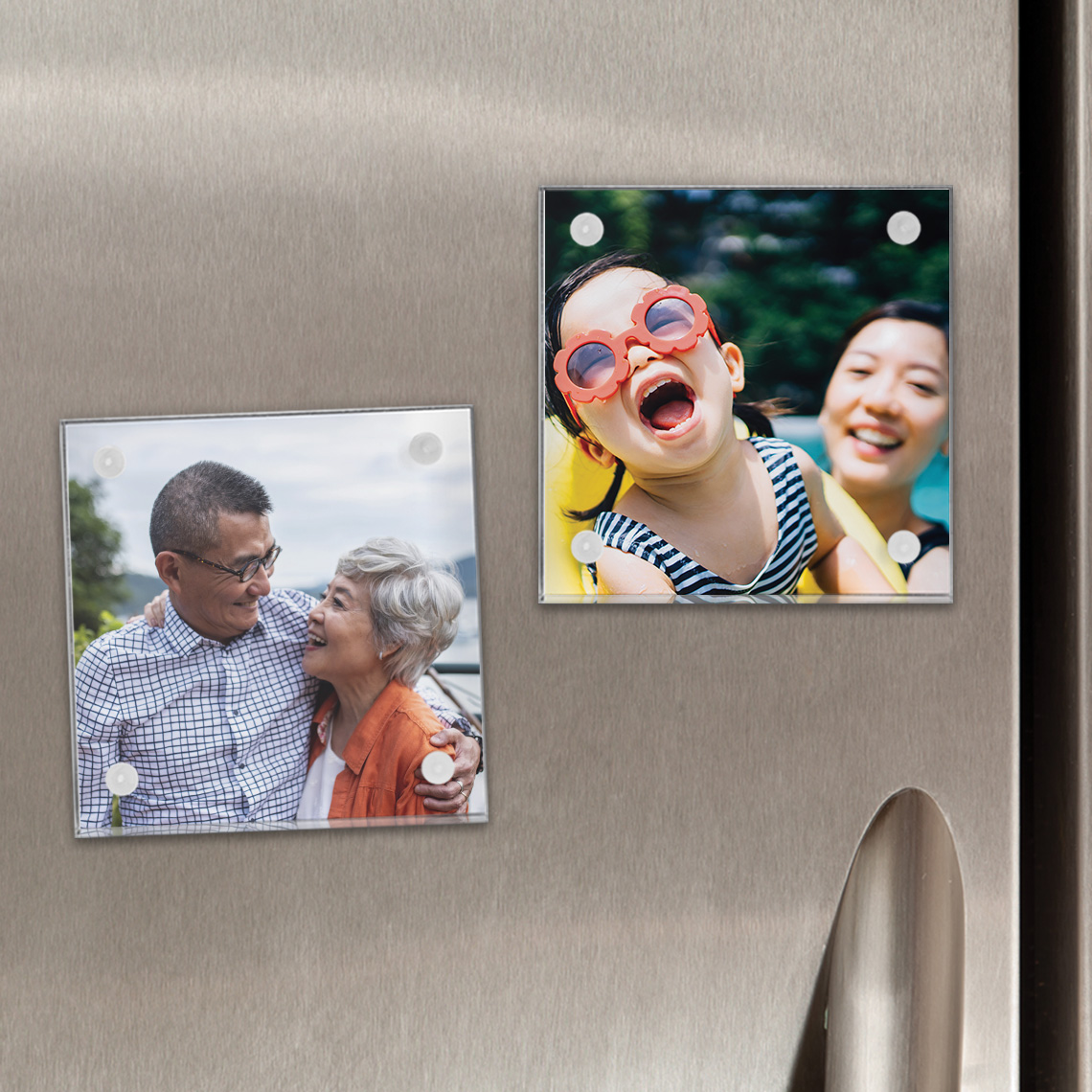 X-bet MAGNET magnetic picture frames - picture magnets for refrigerator -  magnetic picture frame set - magnet photo