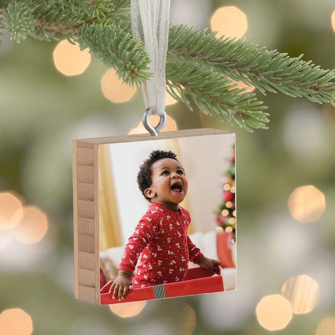 Same Day 2 Sided Bamboo Ornament