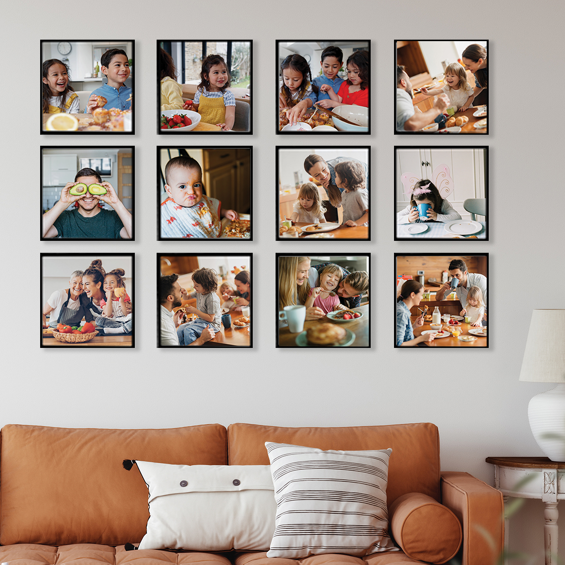 5 Ways to Hang Pictures without Damaging Your Walls - Artiv Photo Tiles by  Phototile