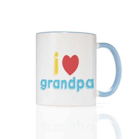 11 Oz. Light Blue Photo Mug
