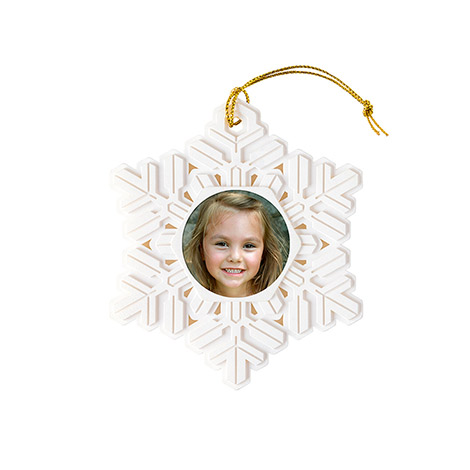 Resin Snowflake Ornament