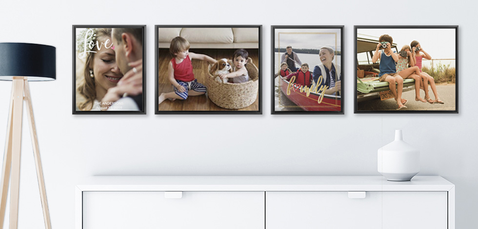 Design & personalize your room with canvas prints!