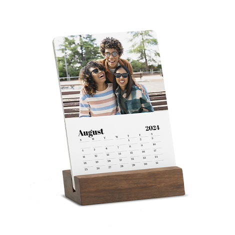 5x7 Wood Block Calendar