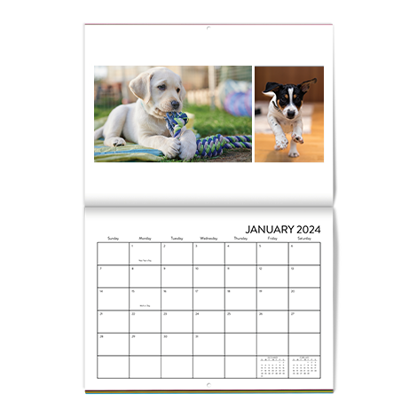9x12 Premium Stationery Calendar