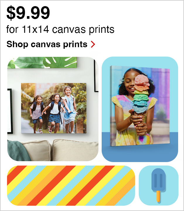 $9.99 Special Price 11x14 Unframed Canvas 