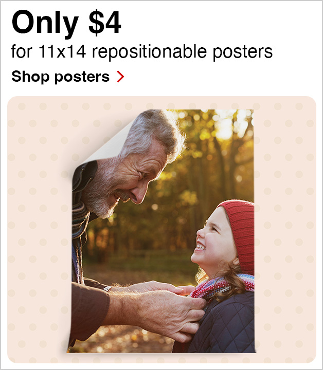 $4 11x14 Repositionable Poster