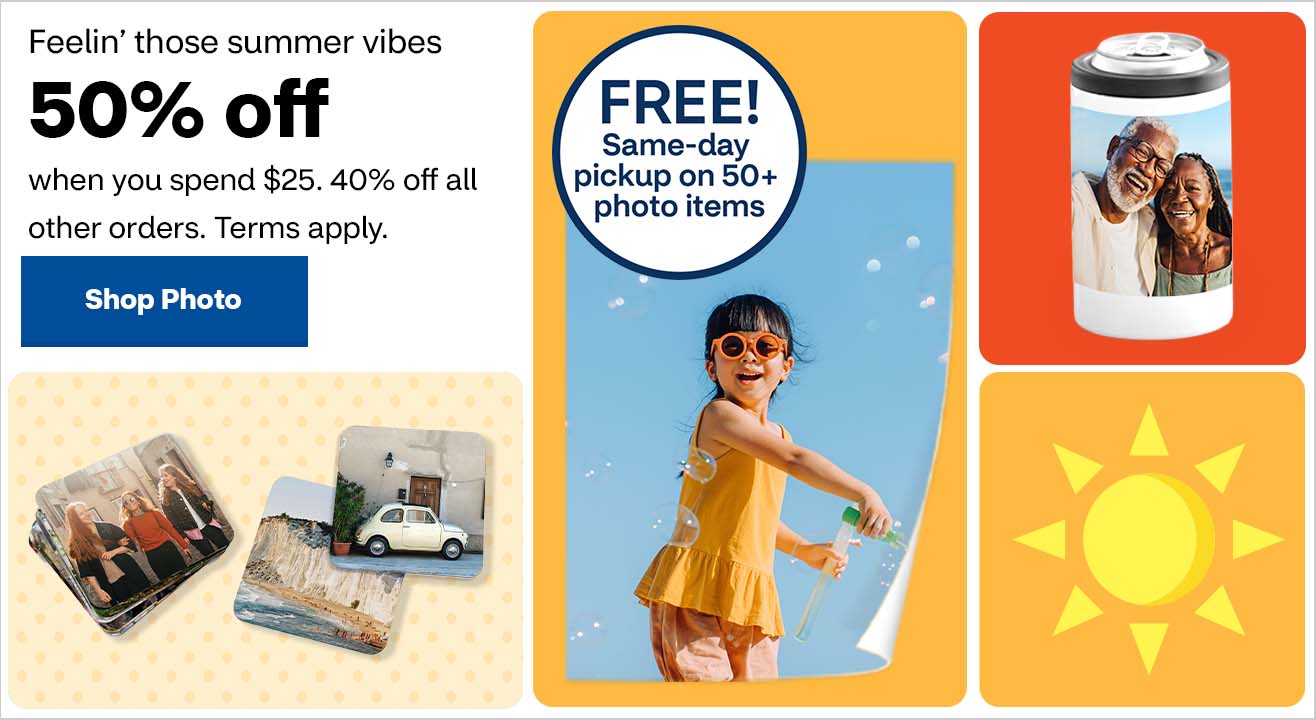50% off Sitewide (min. $25) or 40% off Sitewide (no min.)