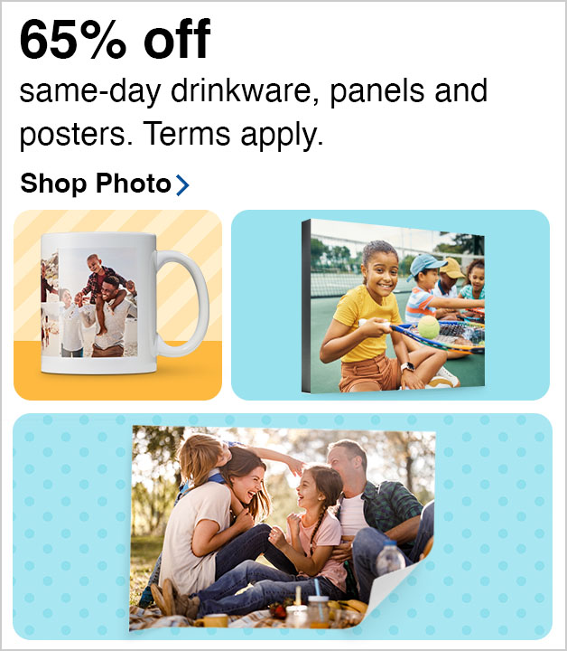 20¢ 4x6 prints (min. 50) or 15¢ 4x6 prints (min. 75)