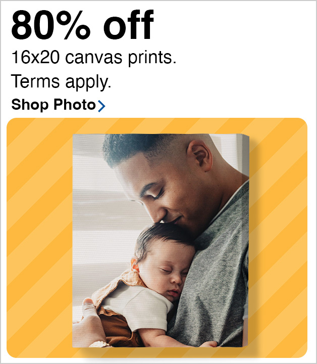80% off 16x20 Canvas