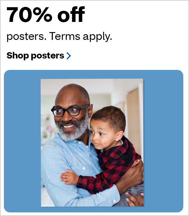 70% off Posters