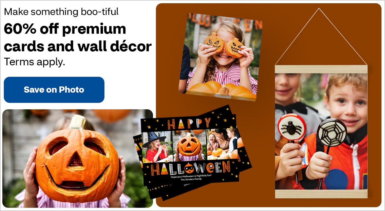 60% off Premium Cards and Wall Décor