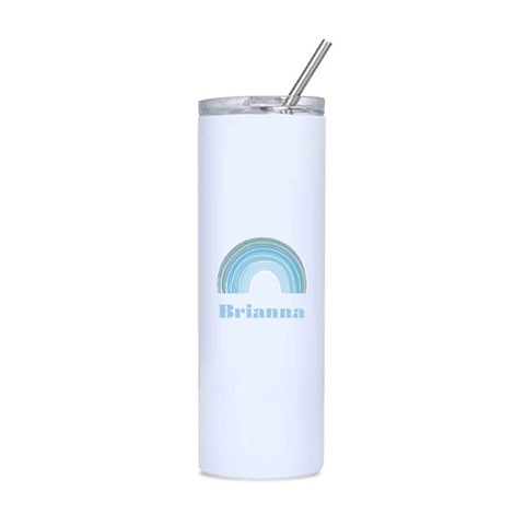 20 oz. Travel Tumbler w/ Stainless Straw