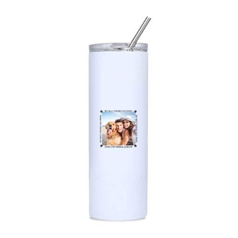 20 oz. Travel Tumbler w/ Stainless Straw