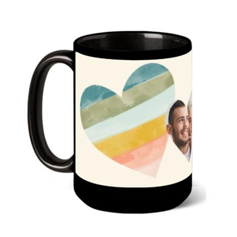 15 oz. Black Mugs