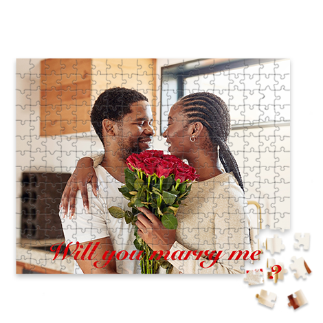Romantic Gifts for Couples Photo Album with Message and Photo Printing